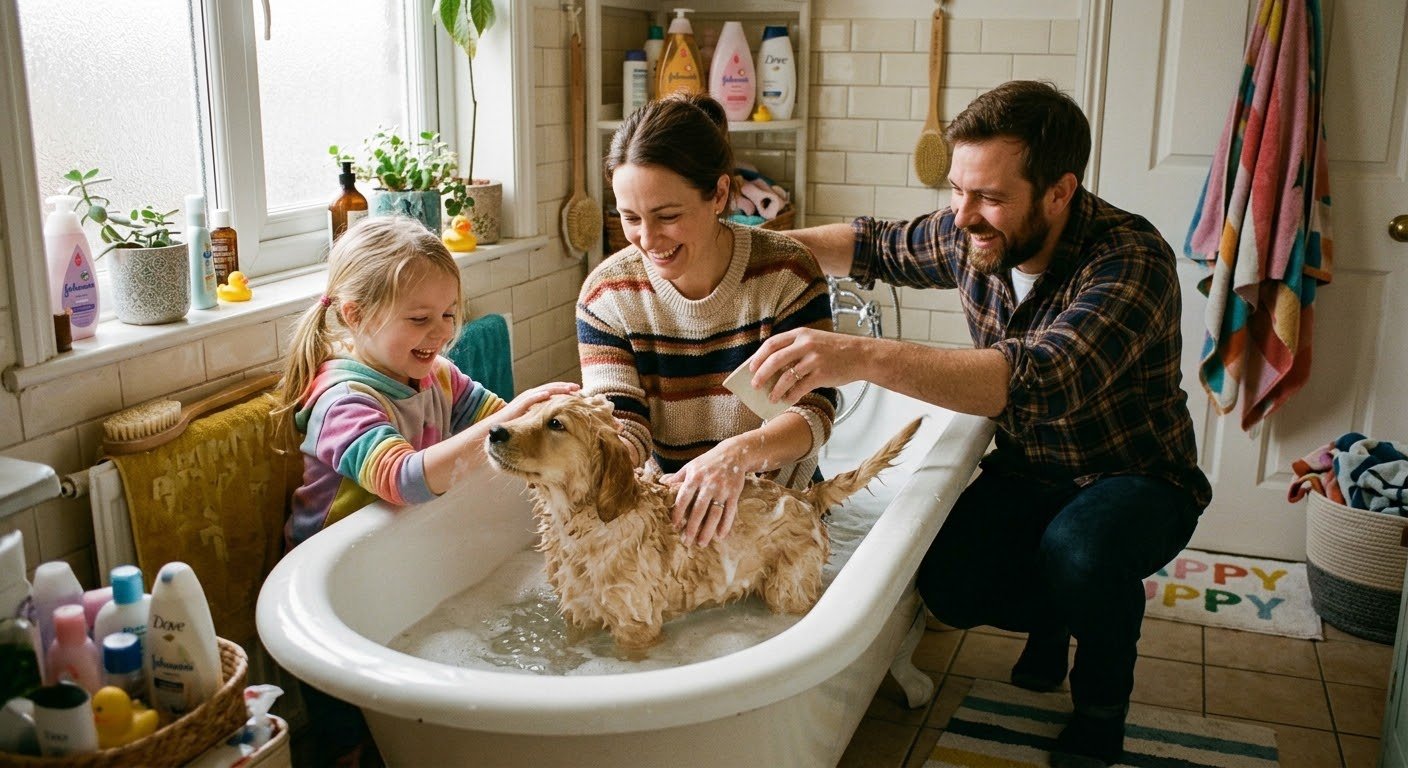 LA GUÍA BÁSICA PARA BAÑAR A TU PERRO EN CASA